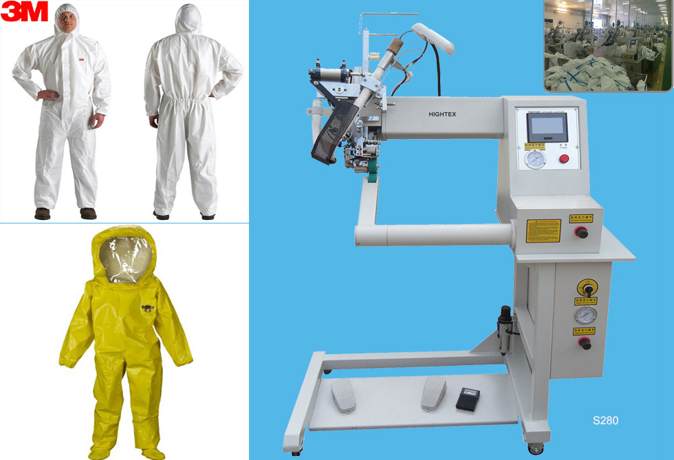 S280 hot air welding machine for chemical protective clothing